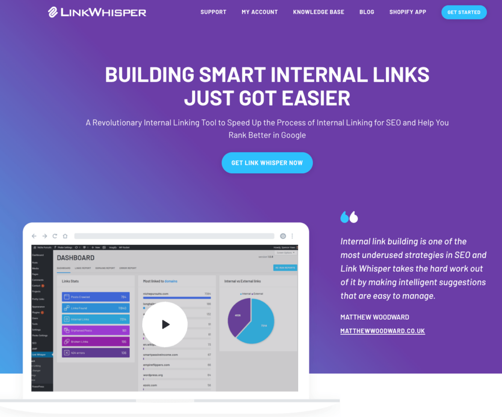 Link Whisper for Building Smart Internal Links Image